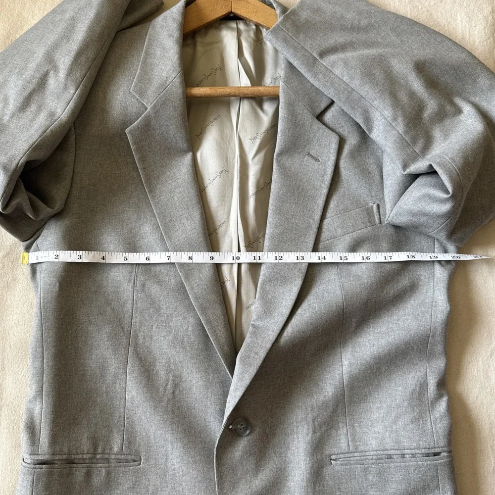 Yves Saint Laurent YSL Men's Vintage Blazer jacket  Made in France Size 40R